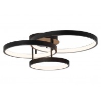 Cougar-Zola 3lt CTC 84 Watt LED Ceiling Light - Black / White